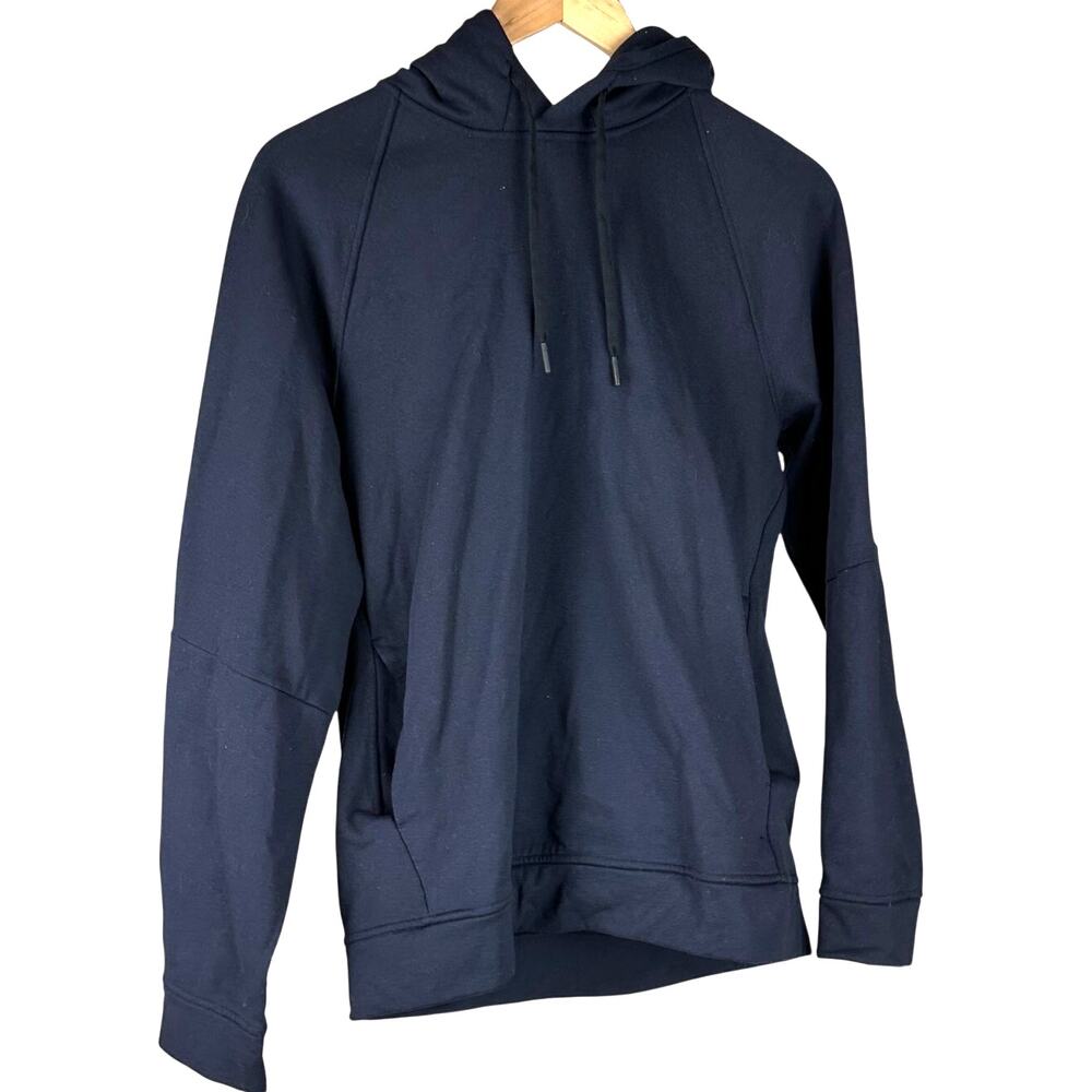Lululemon City Sweat Pullover Hoodie Thermo Heathered Nautical Navy Men's Medium